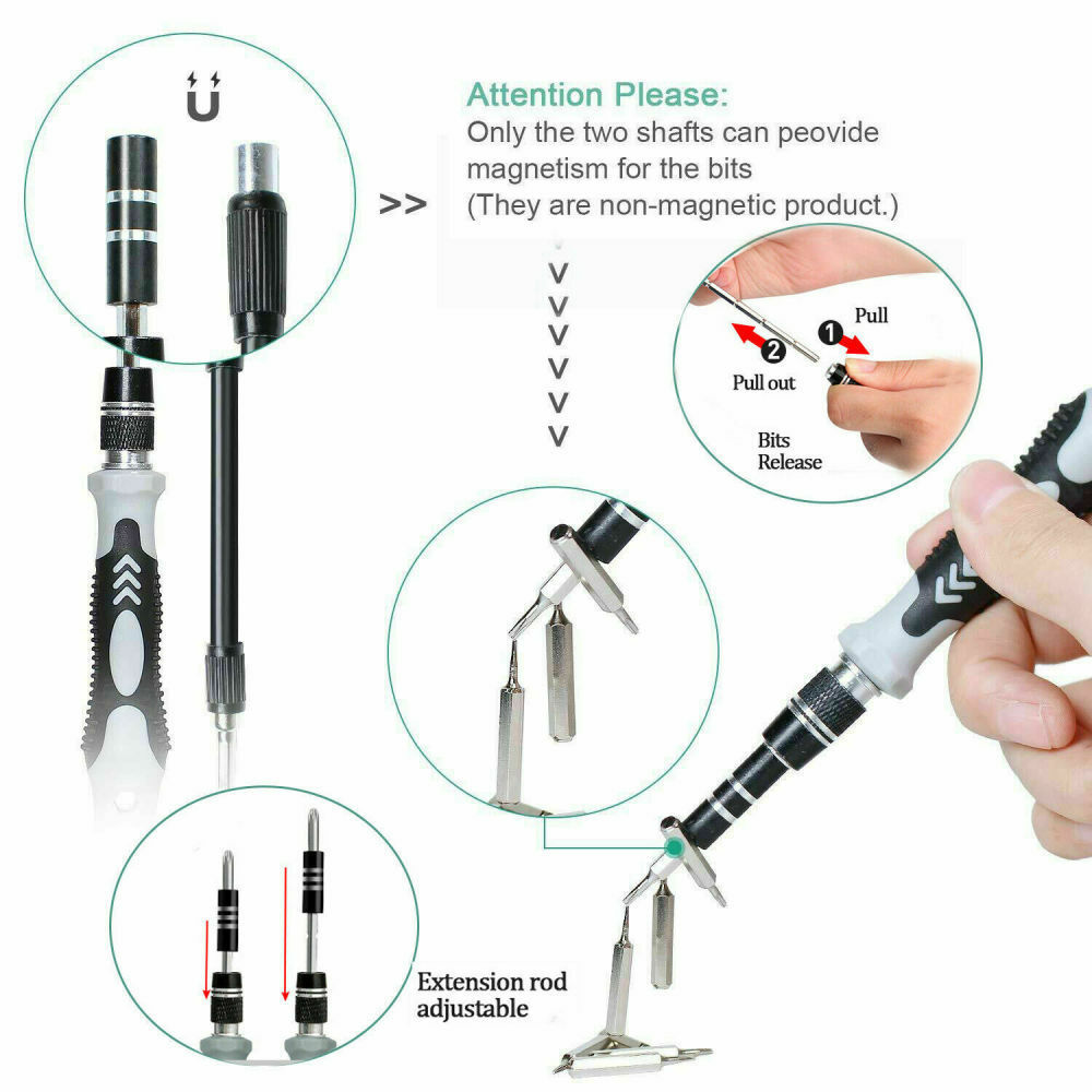 115x Torx Precision Mechanics Screwdriver Set Mini Screwdriver Bit Set Mobile Phones
